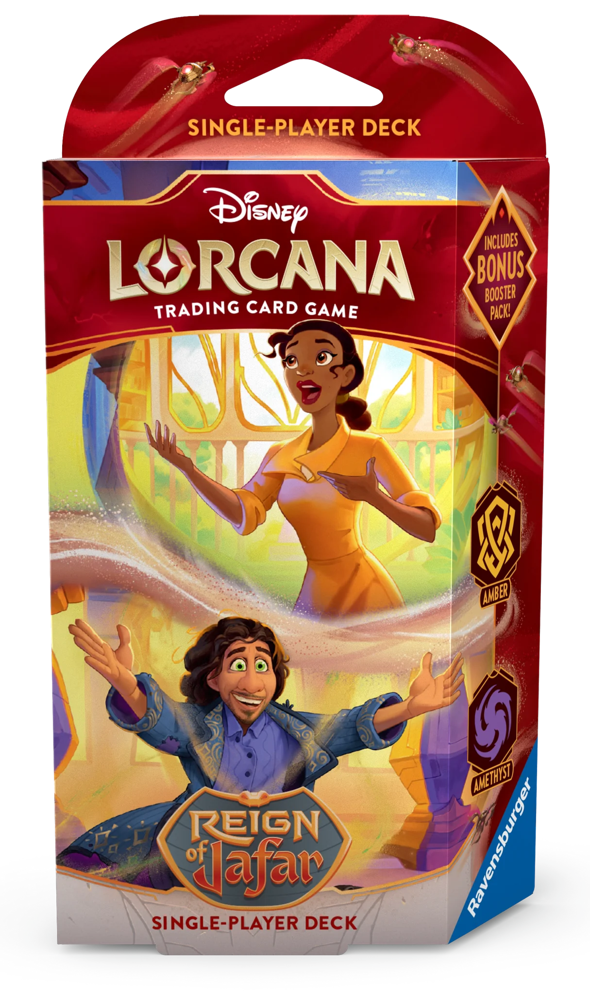 LORCANA: REIGN OF JAFAR STARTER DECK AMBER AND AMETHYST