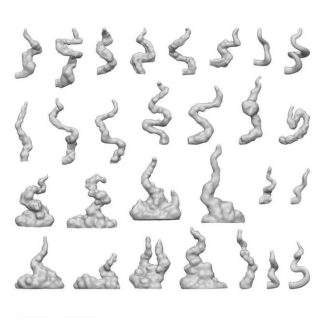 3D PRINTED - SPECIAL EFFECTS - SMOKE EFFECT X28