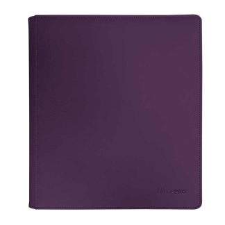 PRO-BINDER ZIPPERED VIVID 12-POCKET MIDNIGHT PLUM