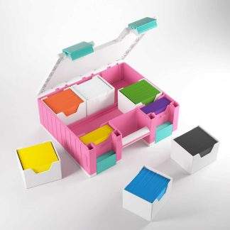 GAME CASTLE PINK/WHITE/TEAL