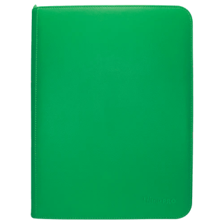 PRO-BINDER ZIPPERED VIVID 9-POCKET GREEN