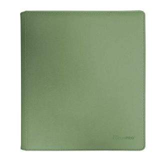 PRO-BINDER ZIPPERED VIVID 12-POCKET COOL MATCHA