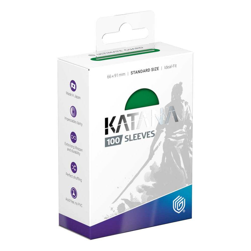 ULTIMATE GUARD KATANA SLEEVES STANDARD SIZE (100) - JADE GARDEN