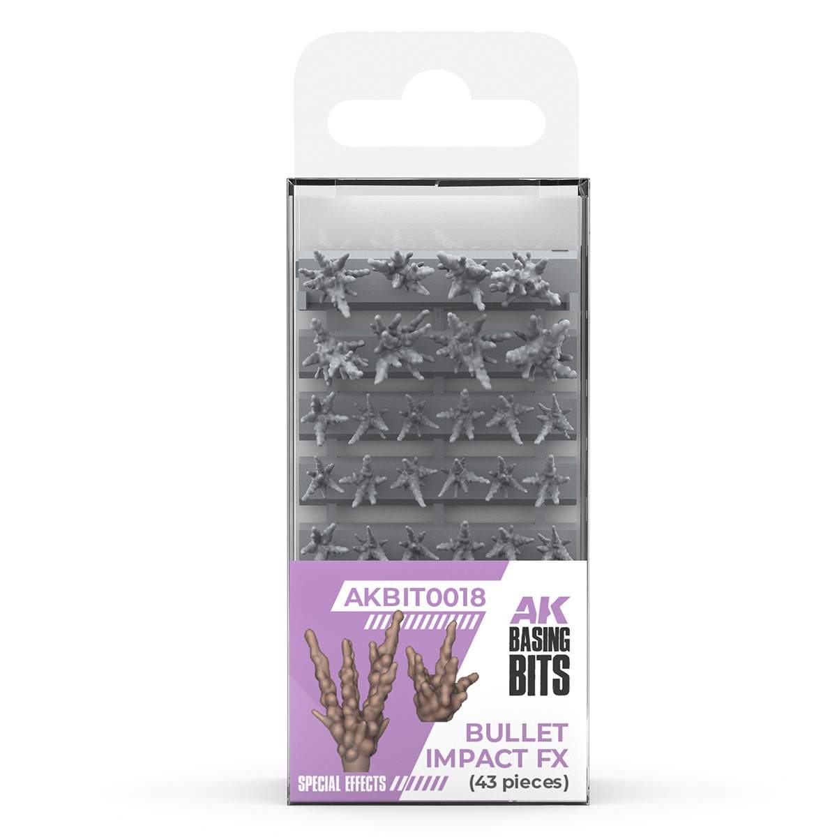 AK BASING BITS - BULLET IMPACT FX