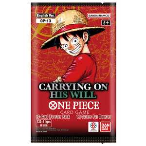 One Piece Card Game: Carrying On His Will Booster Pack