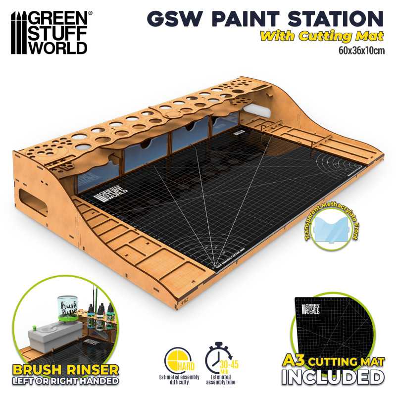 GSW PAINT STATION WITH CUTTING MAT - Bild 2