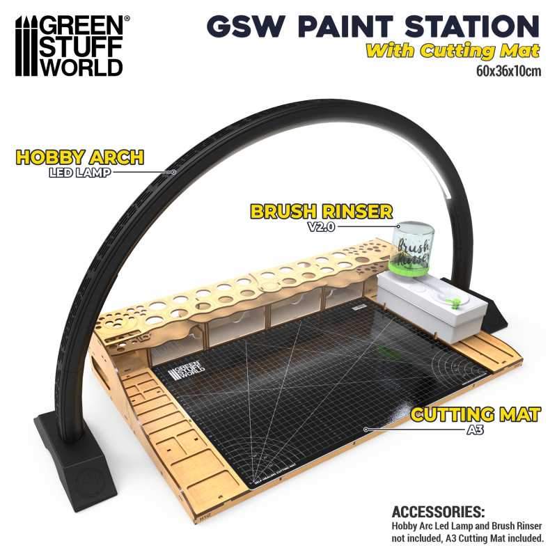 GSW PAINT STATION WITH CUTTING MAT - Bild 3