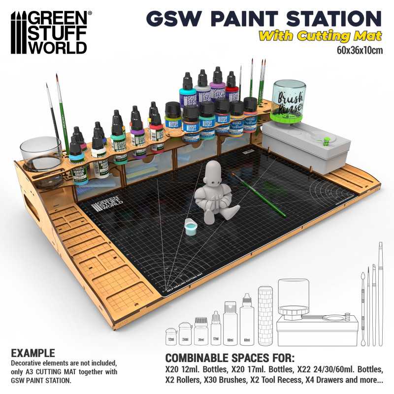 GSW PAINT STATION WITH CUTTING MAT - Bild 4