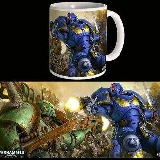 Warhammer 40K Mug Ultramarines VS Nurgle