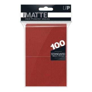 Deck Protector Standard Pro Matte 100ct Red