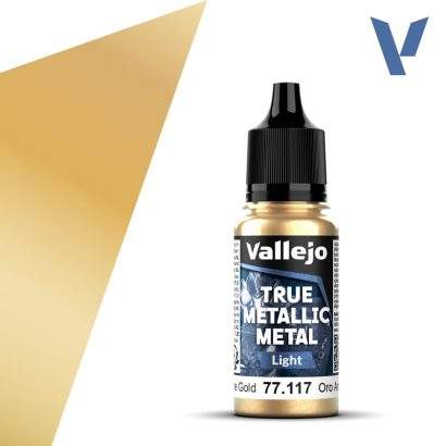 Vallejo True Metallic Metal: Arcane Gold (Light) (18ml)