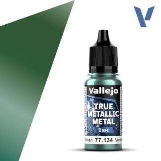 Vallejo True Metallic Metal: Dusken Green (Base) (18ml)