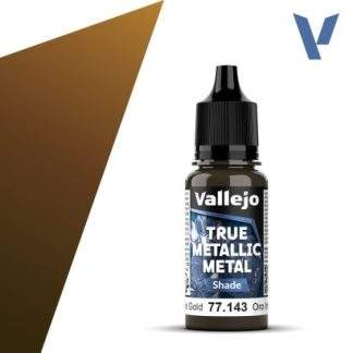 Vallejo True Metallic Metal: Imperial Gold (Shade) (18ml)