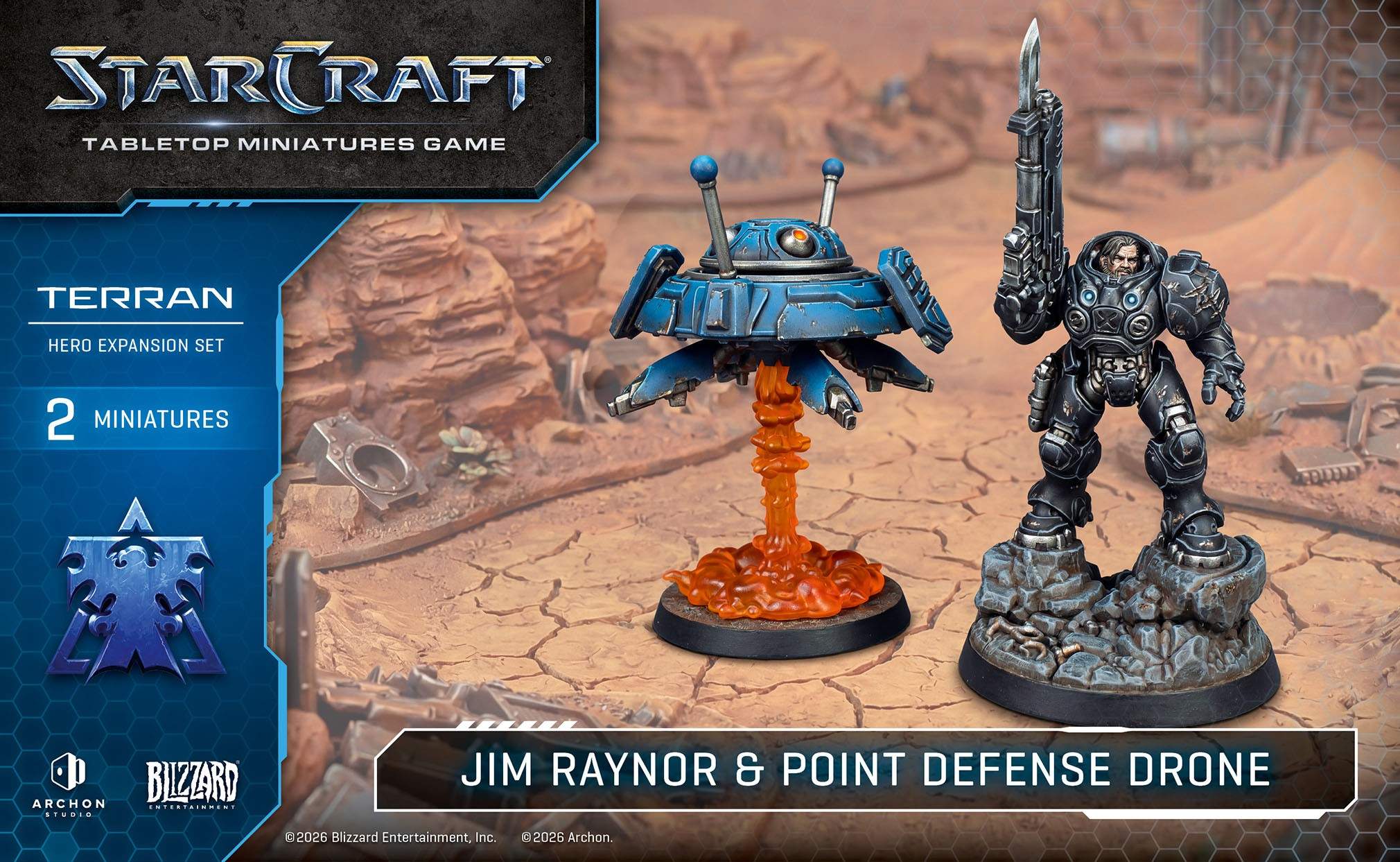 StarCraft®: Terran Hero - Jim Raynor & Point Defense Drone (plastic) (2) - Bild 2