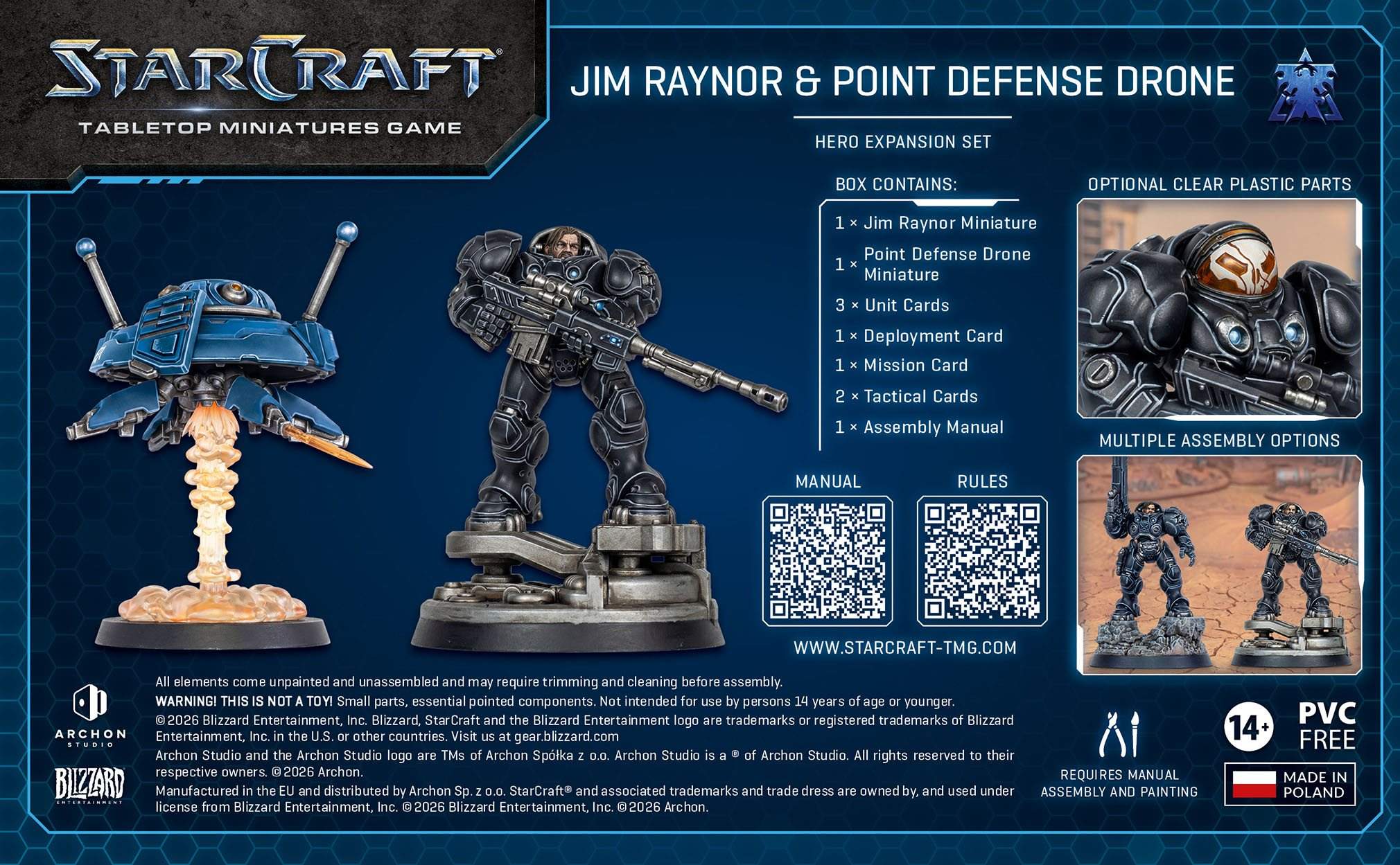 StarCraft®: Terran Hero - Jim Raynor & Point Defense Drone (plastic) (2) - Bild 3