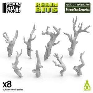 3D Printed - Broken Tree Branches