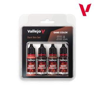 Vallejo Game Color - Dark Skin Set