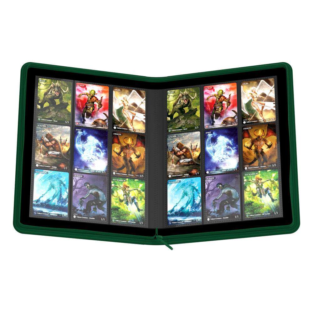 Ultimate Guard Zipfolio 360 18-Pocket Xenoskin - Green - Bild 3