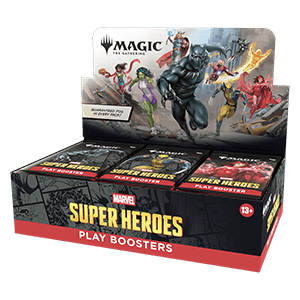 MAGIC THE GATHERING: MARVEL SUPER HEROES - PLAY BOOSTER DISPLAY
