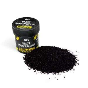 AK BLACK RUBBER GRAVEL 0,8-2MM