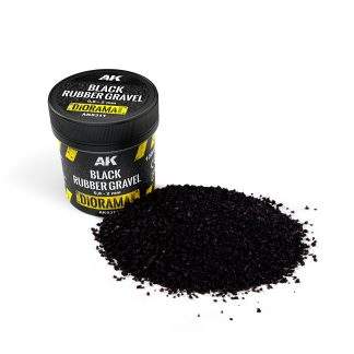 AK BLACK RUBBER GRAVEL 0,8-2MM