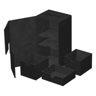 ULTIMATE GUARD Twin Flip'n'Tray 200+ Xenoskin - black