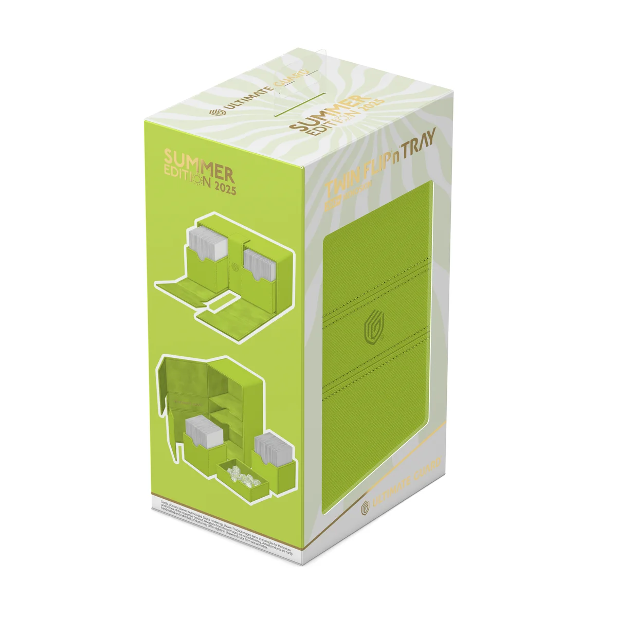 ULTIMATE GUARD TWIN FLIP'N'TRAY 200+ XENOSKIN "SUMMER EDITION 2025" - LIME - Bild 3