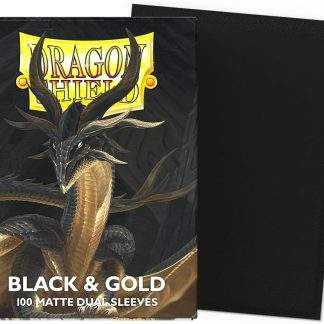 Dragon Shield Matte Dual Black and Gold (100)