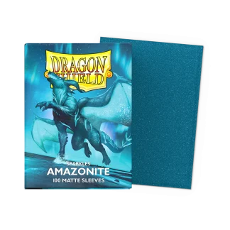 DRAGON SHIELD AMAZONITE SPARKLES MATTE (100)