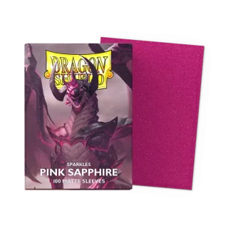 DRAGON SHIELD PINK SAPPHIRE SPARKLES MATTE (100)