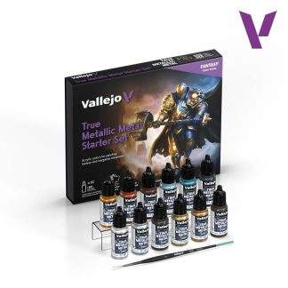 Vallejo - True Metallic Metal Starter Set